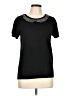 Elle Black Short Sleeve Top Size L - photo 1