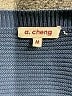 A. Cheng Blue Cardigan Size M - photo 7
