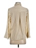 Zara Stripes Ivory Long Sleeve Blouse Size XS - photo 2
