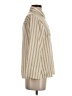 Zara Stripes Ivory Long Sleeve Blouse Size XS - photo 4