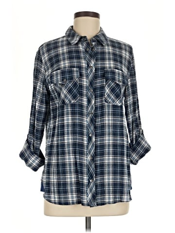 Kut from the Kloth 3/4 Sleeve Button-Down Shirt (view 1)