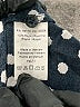 11.1. Tylho 100% Rayon Polka Dots Black Short Sleeve Top Size S - photo 8