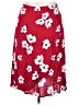 Just Fab 100% Rayon Floral Red Casual Skirt Size XL - photo 1