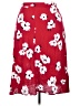 Just Fab 100% Rayon Floral Red Casual Skirt Size XL - photo 2