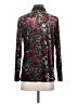 Laura Scott Floral Burgundy Long Sleeve Blouse Size S - photo 2