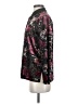 Laura Scott Floral Burgundy Long Sleeve Blouse Size S - photo 5
