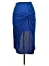 Charlotte Russe 100% Polyester Blue Formal Skirt Size L - photo 1