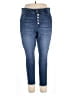Kut from the Kloth Solid Blue Jeans Size 14 - photo 1