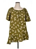 Cato 100% Polyester Green Short Sleeve Blouse Size 18 - 20 - photo 1