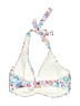 Sunsets Print White Swimsuit Top Size M - photo 2