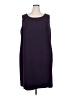 Jones Studio 100% Polyester Solid Purple Casual Dress Size 24W - photo 1