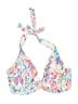 Sunsets Print White Swimsuit Top Size M - photo 1