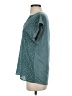 Papermoon 100% Polyester Stars Teal Short Sleeve Top Size S - photo 5