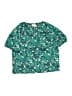 Crewcuts 100% Cotton Green Short Sleeve Blouse Size 8 - photo 1