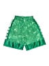 Nike 100% Polyester Stars Green Athletic Shorts Size M (kids) - photo 1