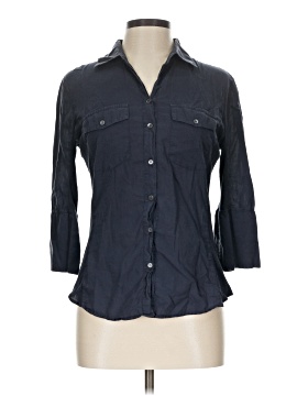 James Perse 3/4 Sleeve Button Down Shirt