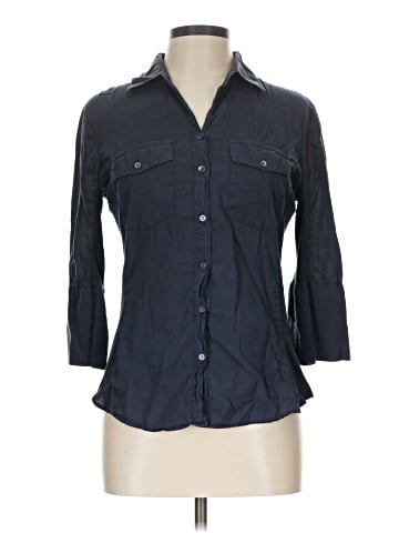 James Perse 3/4 Sleeve Button-Down Shirt (view 1)