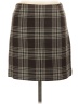 Boston Proper Plaid Brown Casual Skirt Size 12 - photo 1