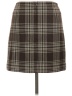 Boston Proper Plaid Brown Casual Skirt Size 12 - photo 2