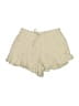 Downeast Solid Ivory Shorts Size S - photo 1