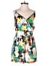 Made With Love 100% Polyester Tropical White Romper Size S - photo 1