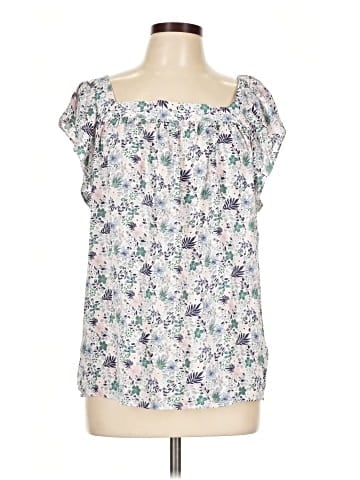 Ann Taylor LOFT Short Sleeve Blouse (view 1)