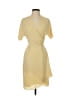 Babaton 100% Polyester Solid Yellow Casual Dress Size S - photo 1