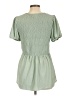 Meraki Green Short Sleeve Blouse Size L - photo 2