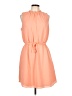 Apt. 9 Solid Orange Casual Dress Size L - photo 1