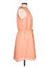 Apt. 9 Solid Orange Casual Dress Size L - photo 4