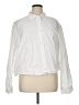 Gap 100% Cotton White Long Sleeve Blouse Size XL (tall) - photo 1