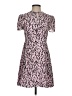 Maje Animal Print Pink Cocktail Dress Size Sm (1) - photo 1