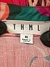 THML 100% Polyester Floral Pink Short Sleeve Blouse Size M - photo 7