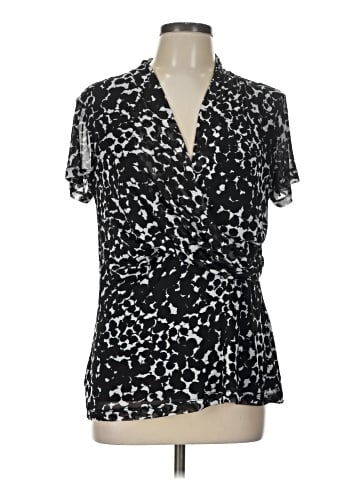 DKNY Short Sleeve Blouse (view 1)