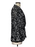 DKNY Animal Print Black Short Sleeve Blouse Size L - photo 4