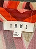 THML 100% Polyester Orange Short Sleeve Blouse Size M - photo 7