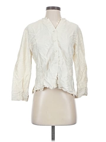 Eileen Fisher 3/4 Sleeve Button-Down Shirt (view 1)