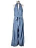 Fate 100% Tencel Stripes Blue Jumpsuit Size S - photo 2