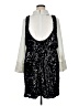 ELOQUII 100% Polyester Stars Silver Cocktail Dress Size 16 Plus - photo 1
