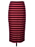 Sanctuary Stripes Red Casual Skirt Size L - photo 2