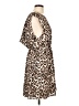 Alice + Olivia Animal Print Brown Cocktail Dress Size L - photo 4