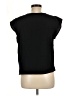 Three Dots 100% Cotton Black Short Sleeve Top Size M - photo 2