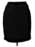 Kate Hill 100% Leather Solid Black Leather Skirt Size 12 (petite) - photo 2