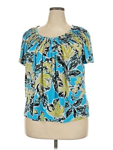 Style&Co Short Sleeve Blouse (view 1)
