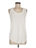 Three Dots Ivory Sleeveless T-Shirt Size XS - photo 1