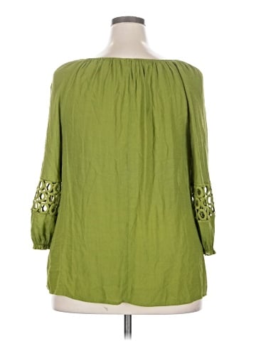Cato 3/4 Sleeve Blouse (view 2)