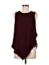 Mossimo 100% Polyester Burgundy Sleeveless Blouse Size M - photo 1
