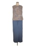 Alex Evenings 100% Polyester Blue Casual Dress Size 16 - photo 1