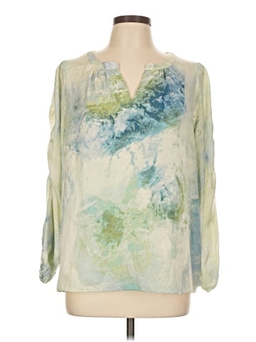 Rose + Olive 3/4 Sleeve Blouse (view 1)