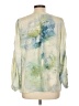 Rose + Olive 100% Polyester Green 3/4 Sleeve Blouse Size L - photo 2